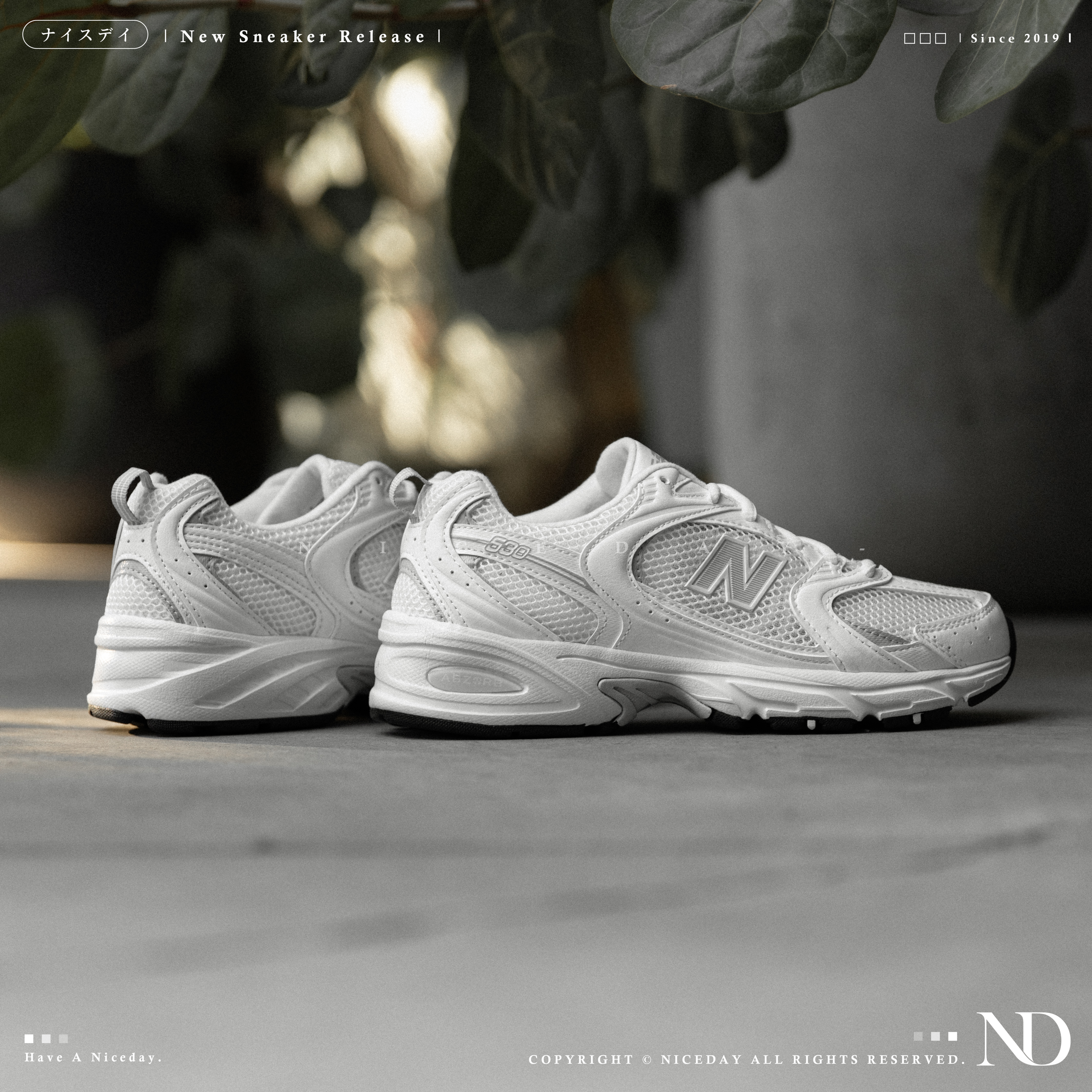 NICEDAY 現貨 New Balance 530 白 淡紫 男女尺寸 U530CSE