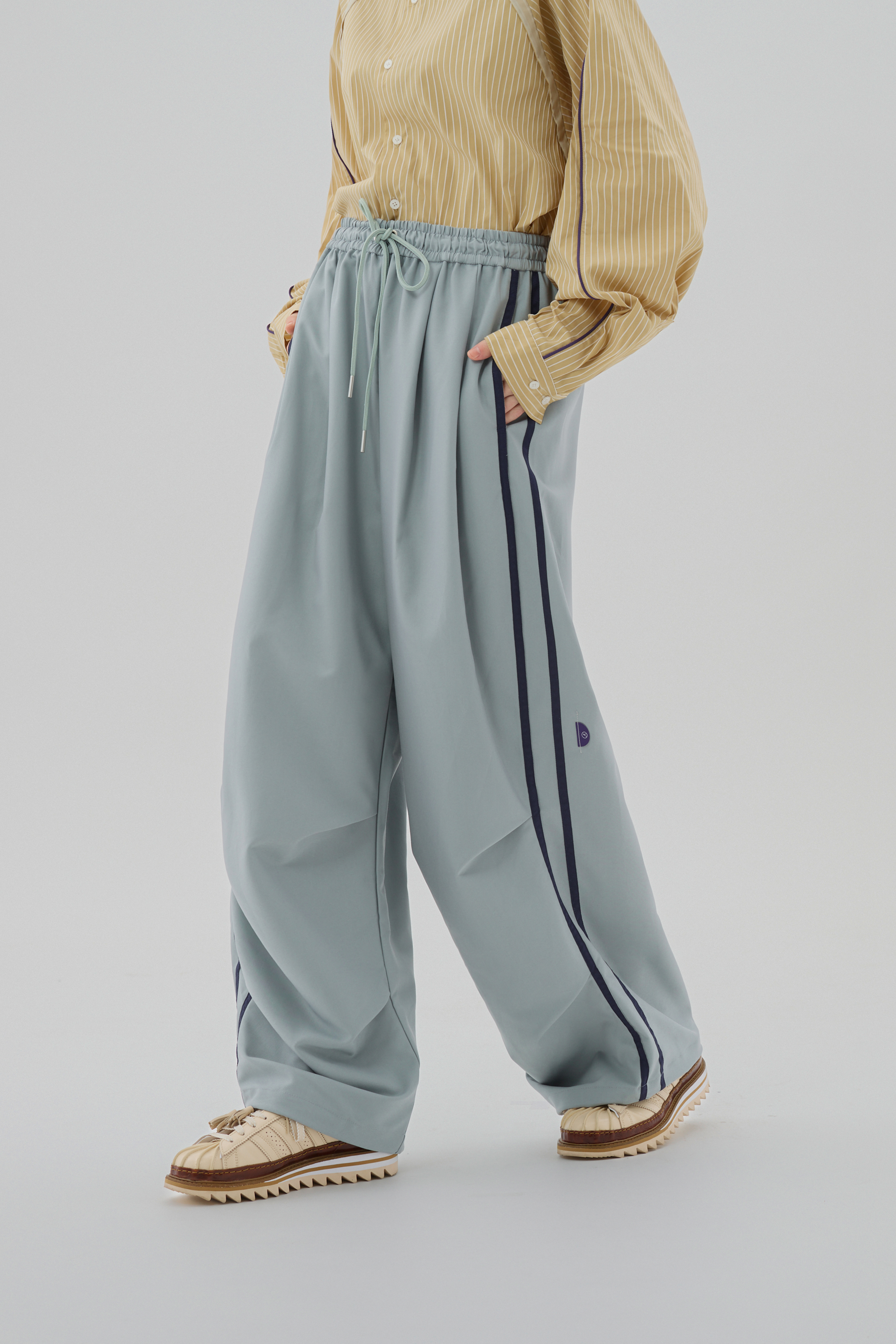 Comfort Drawstring Trousers｜Gray