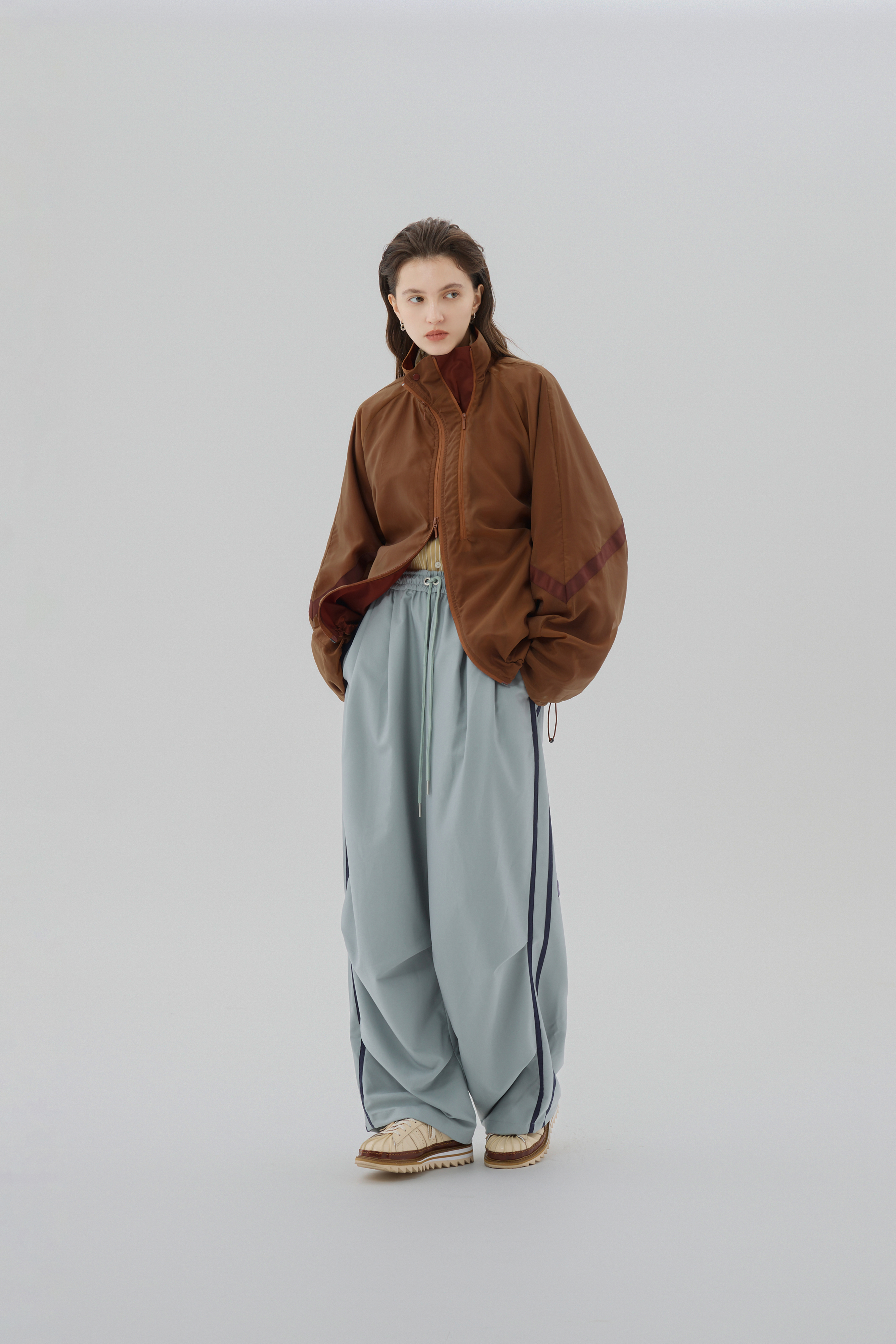 Comfort Drawstring Trousers｜Gray