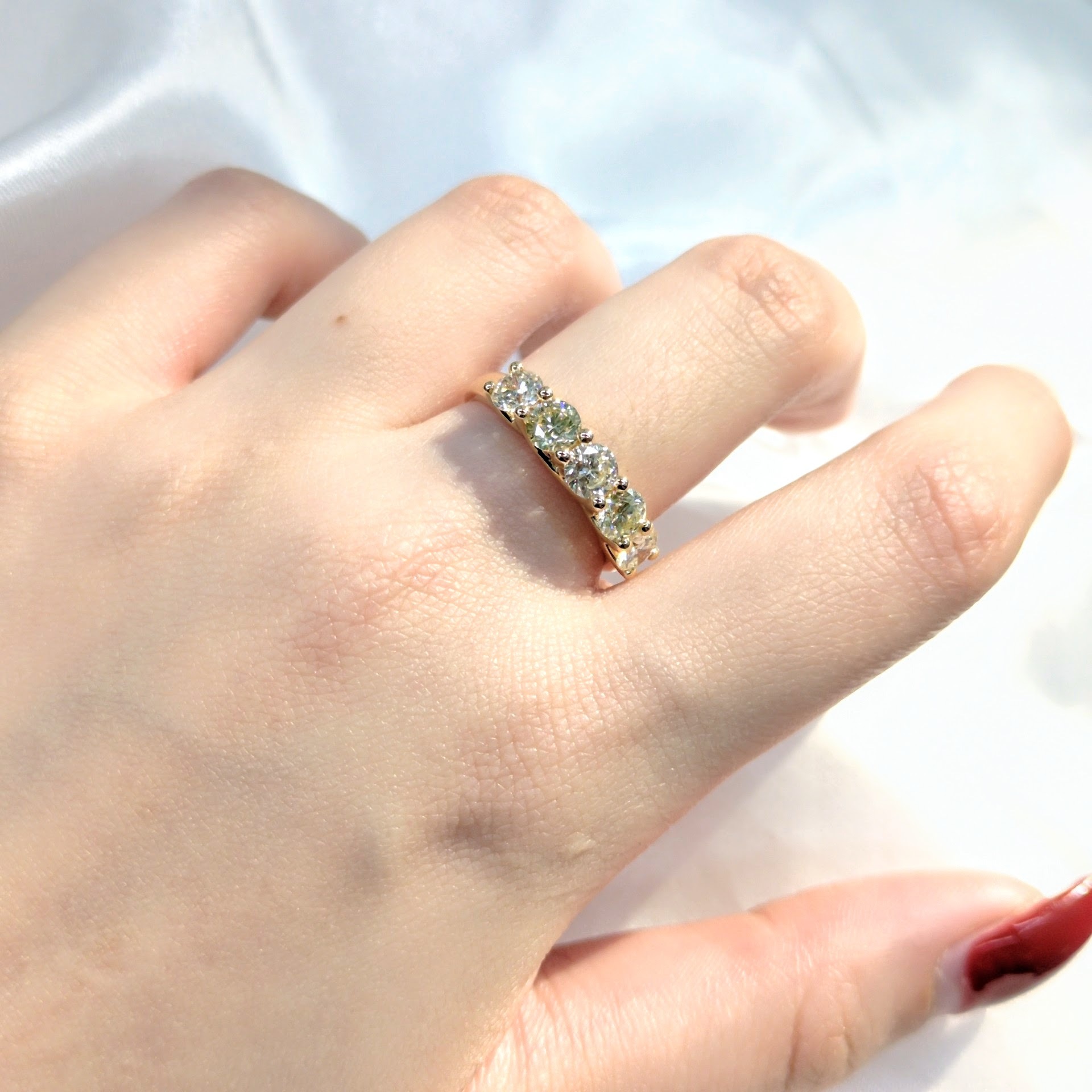 18K Yellow Gold 1.57ct Diamond Ring