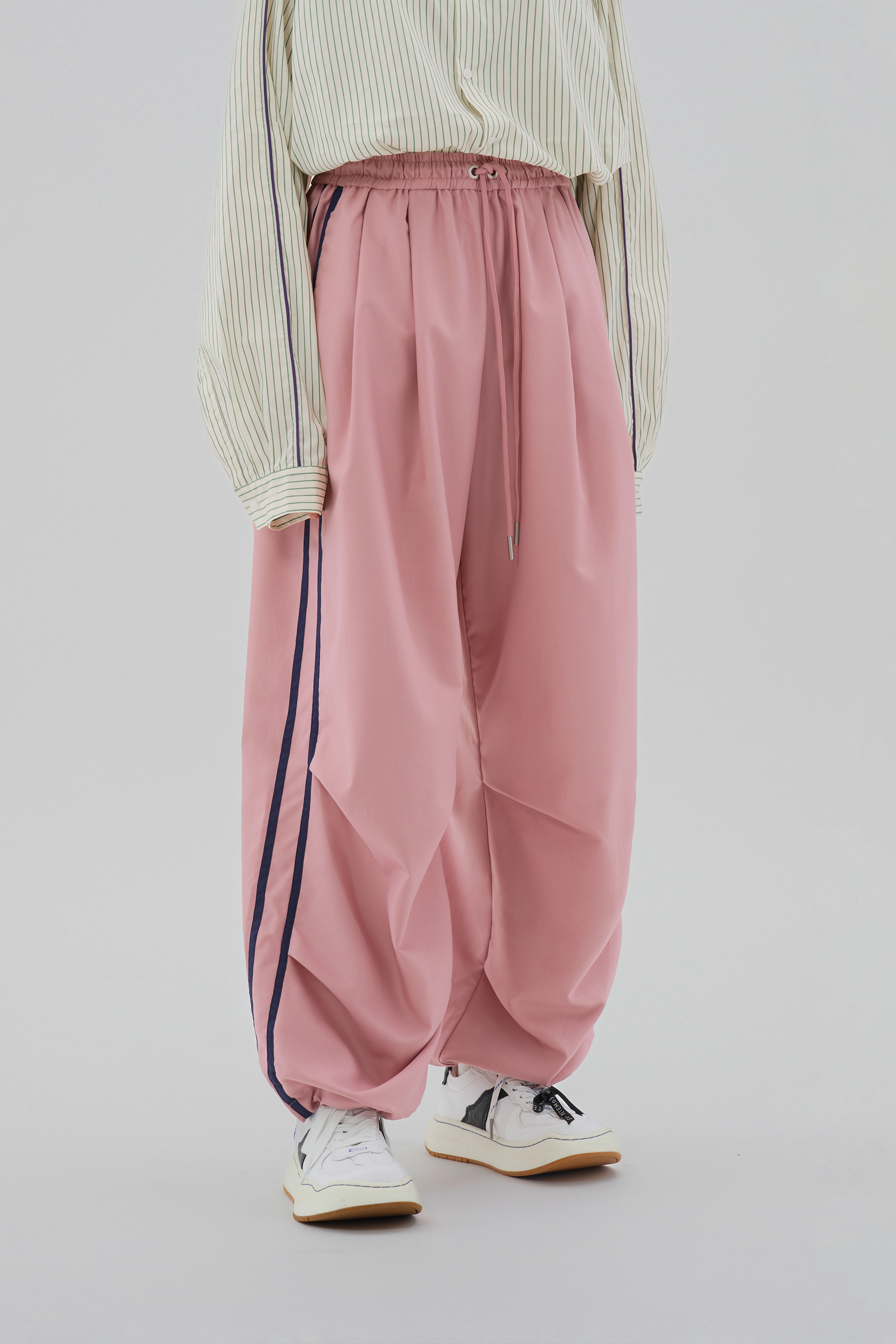 Comfort Drawstring Trousers｜Blush