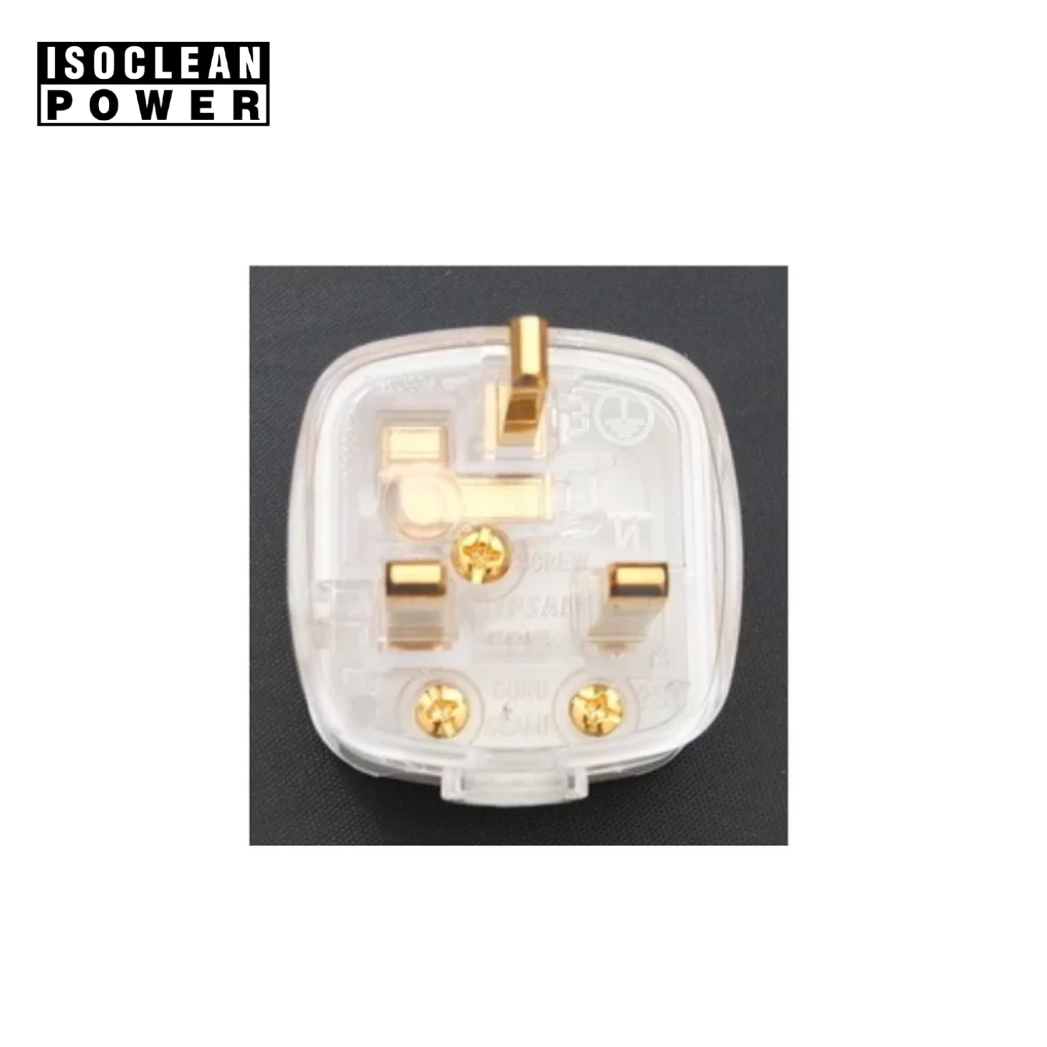 ISOCLEAN POWER 24K 鍍金接點發燒 13A 英式插頭 附鍍 24k 金發燒保險絲