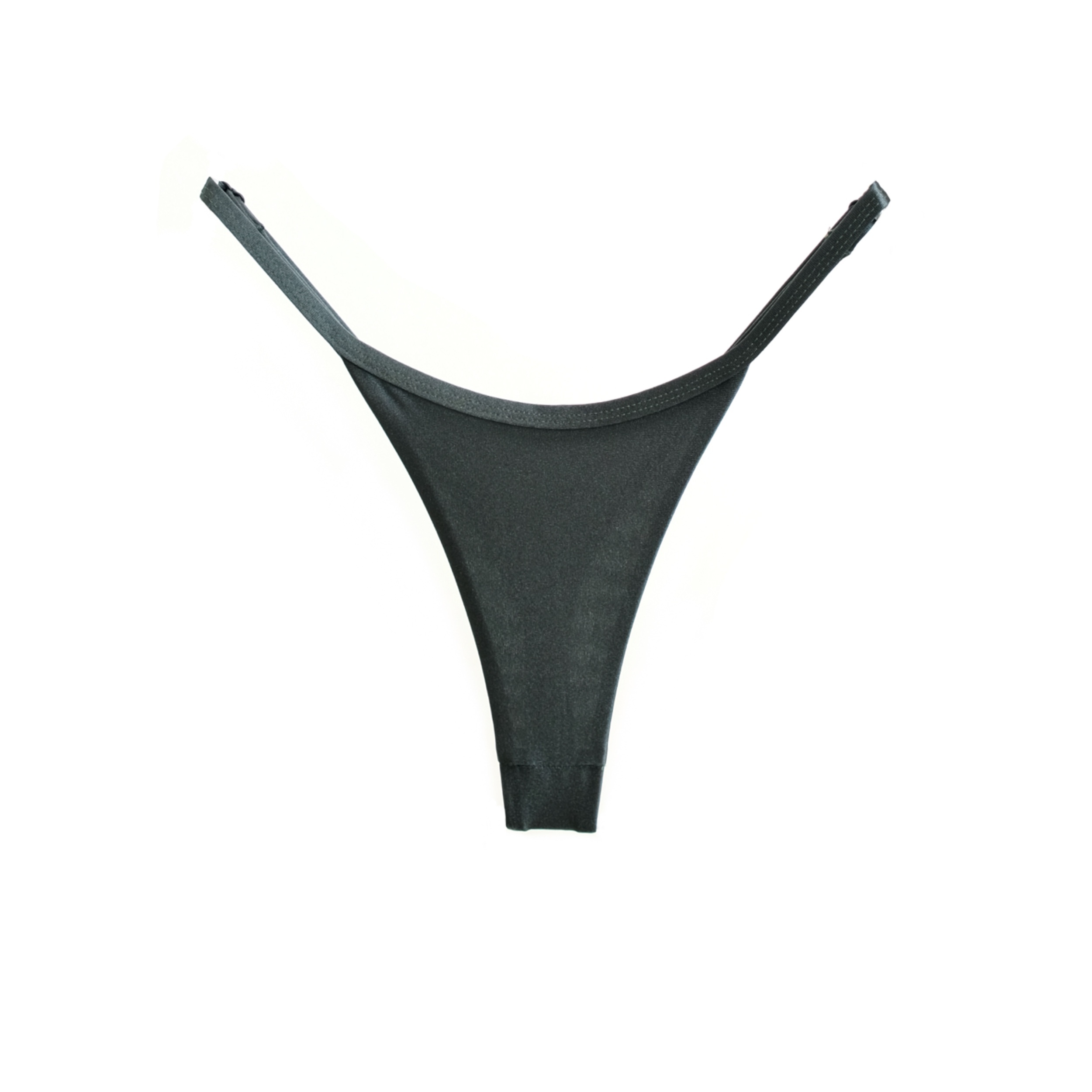 【絲光深綠】SUNNY 極細日曬丁字泳褲