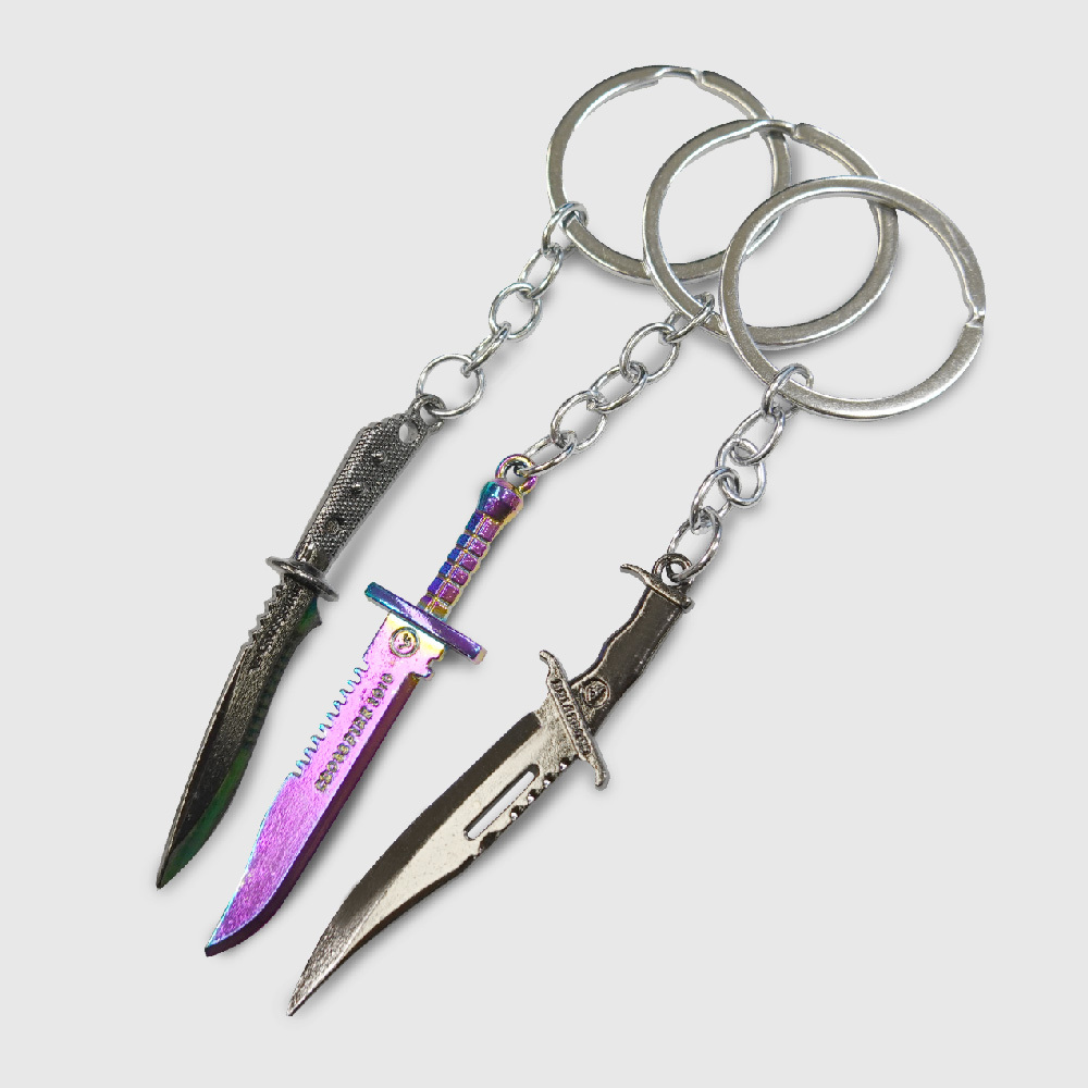 居家小物｜金屬武器造型鑰匙圈