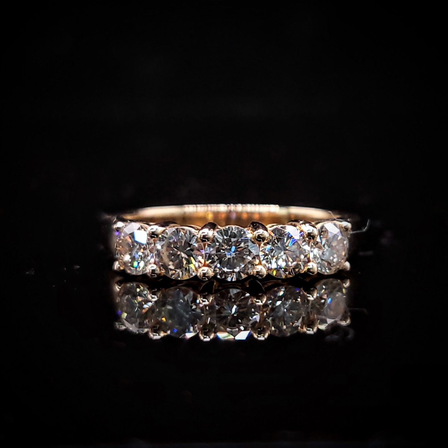 18K Rose Gold 0.85ct Diamond Ring