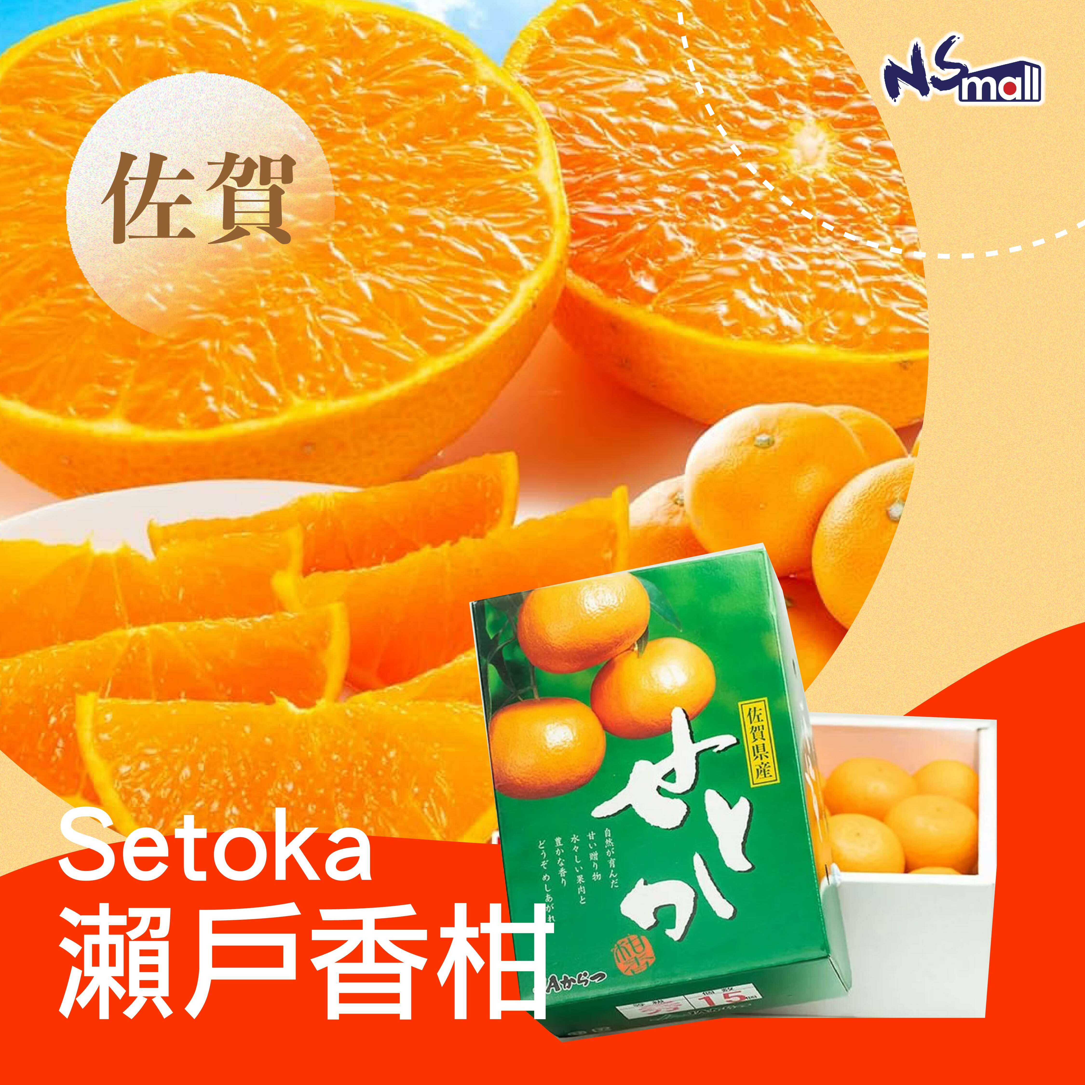 佐賀Setoka瀨戶香柑(約8-10玉) 約2.5-3kg