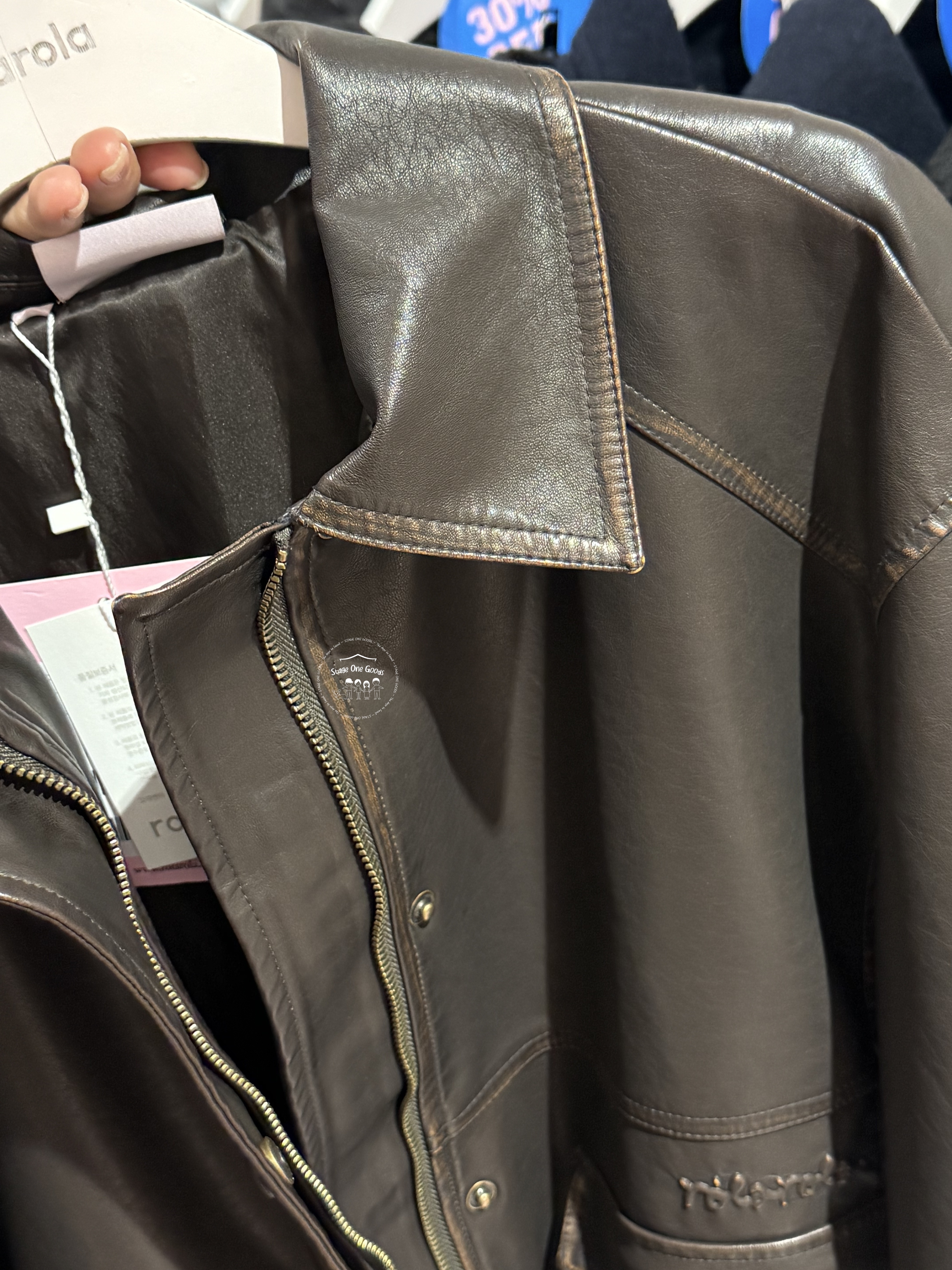 ROLAROLA VINTAGE LEATHER BLOUSON JACKET