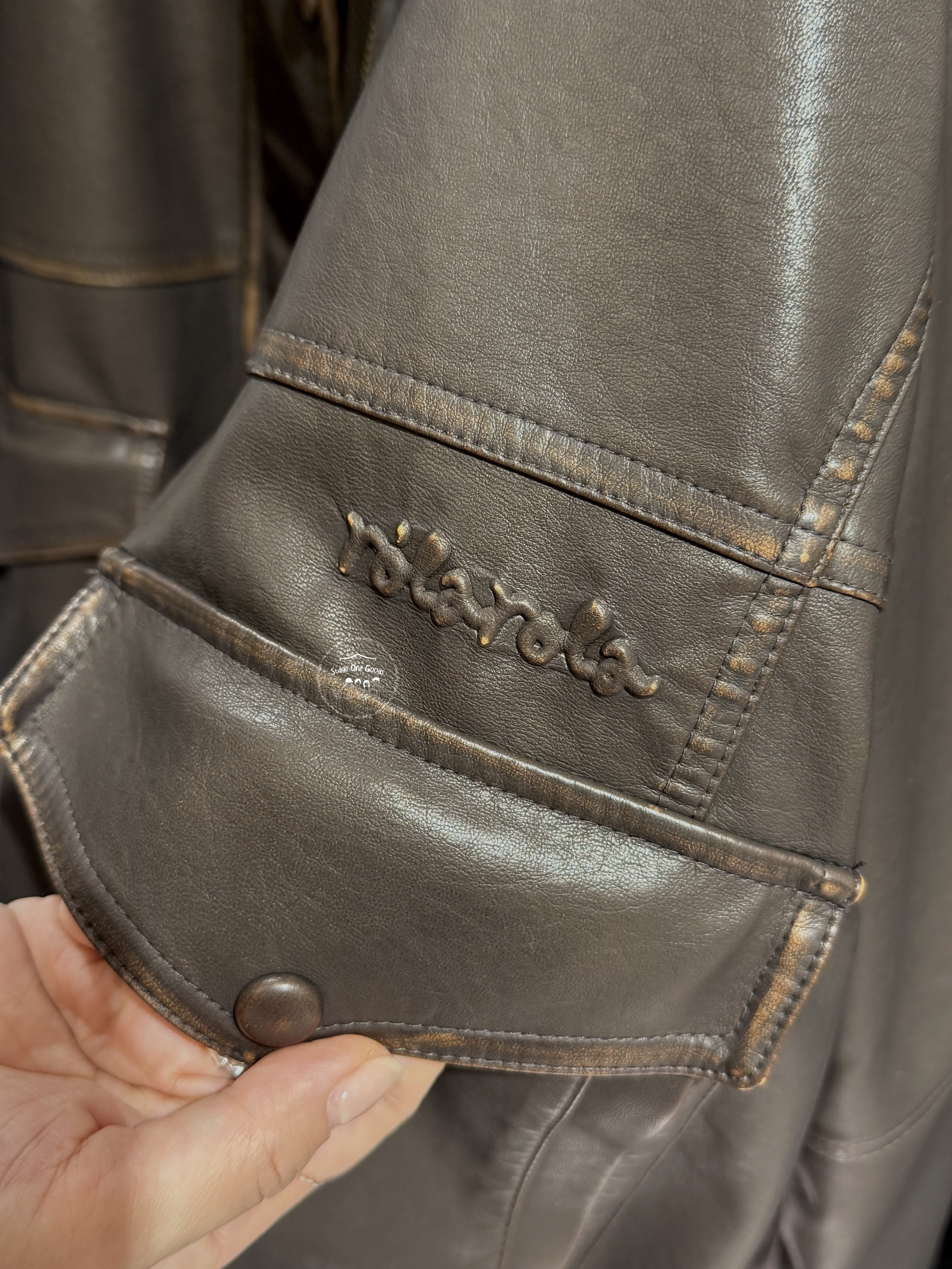 ROLAROLA ♥ VINTAGE LEATHER BLOUSON JACKET/追跡付 ROLAROLA ♥ VINTAGE LEATHER BLOUSON JACKET/追跡付 (rolarola