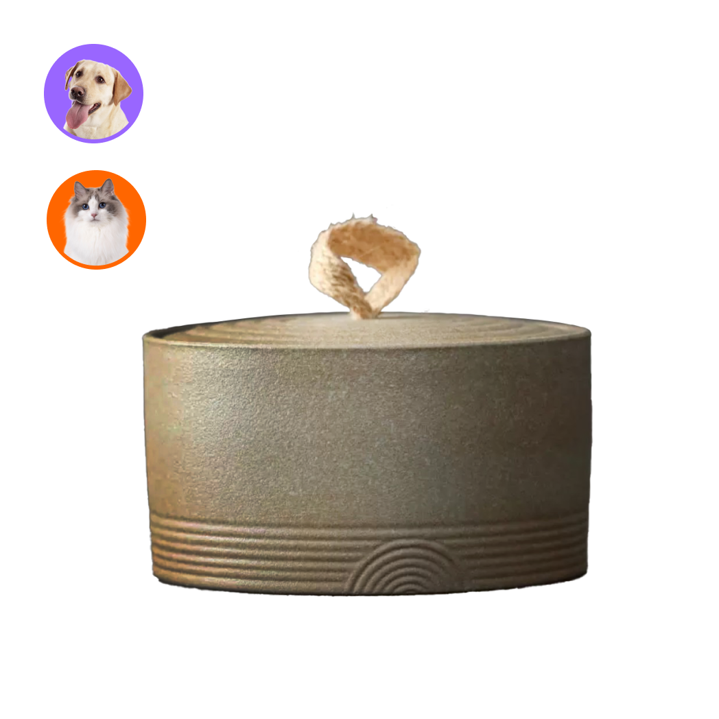 質感中式復古寵物骨灰罐