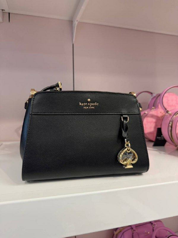 U] KATE SPADE KK283 MADISON SAFFIANO LEATHER NEW S, BLACK