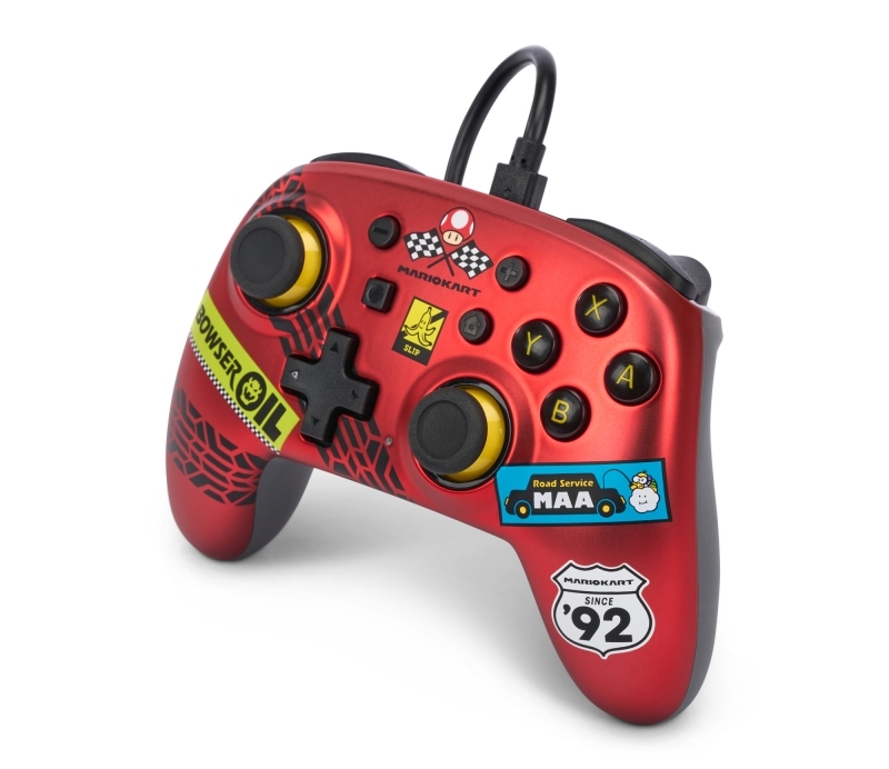 PowerA Nano Wired Controller for Nintendo Switch - Mario Kart