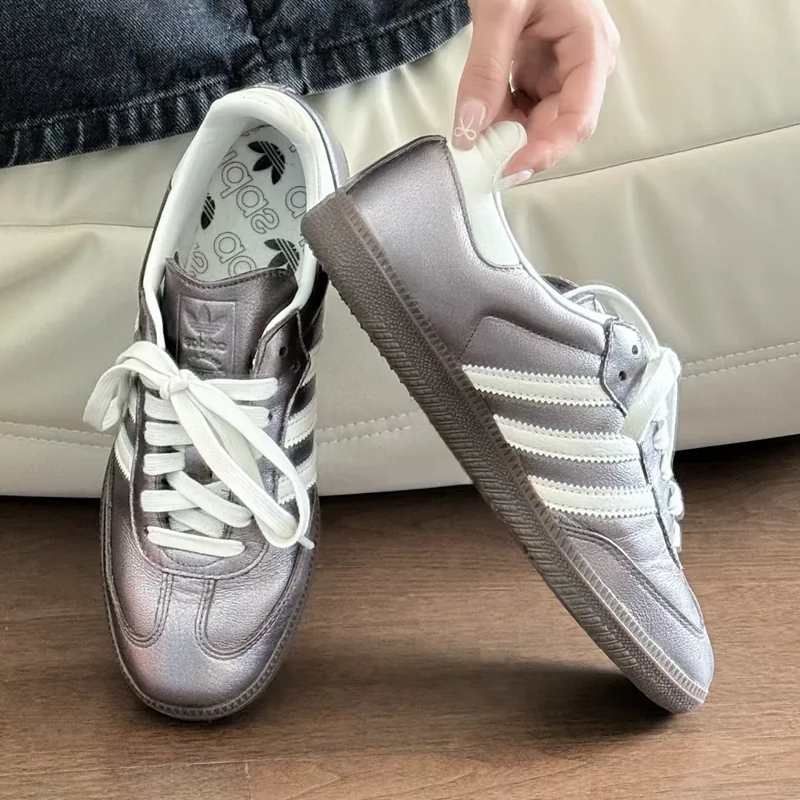 ADIDAS SAMBA OG 金屬紫 紫灰 焦糖底 [兩天預訂!]