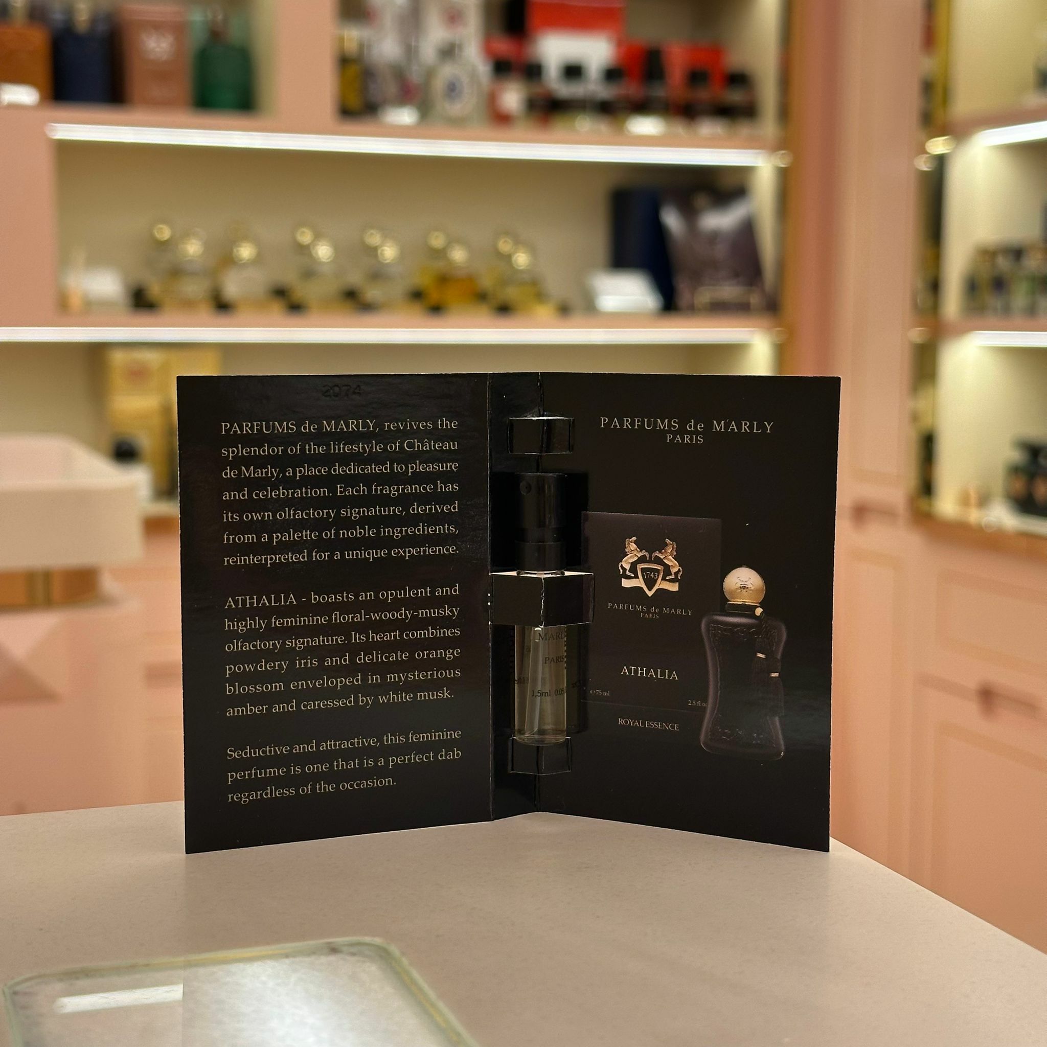 Parfums De Marly Athalia 瑪麗之香 極夜誘惑 女士淡香精1.5ml小瓶