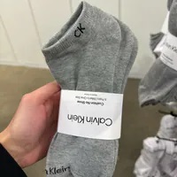 [S] CALVIN KLEIN MENS 6 PAIRS SOX,GREY, 194882076649 (SCK682)