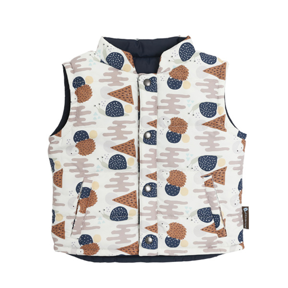 Kinderspel 韓國雙面保暖小背心｜慢吞吞好朋友