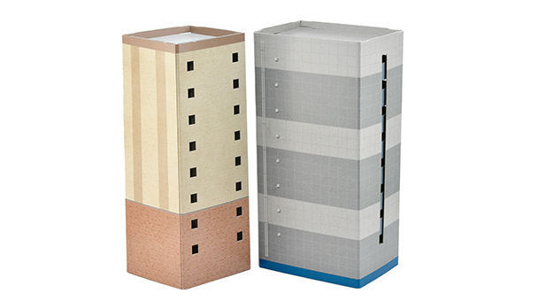 Tomytec 325833 N規 C04 住戶大樓.紙模型