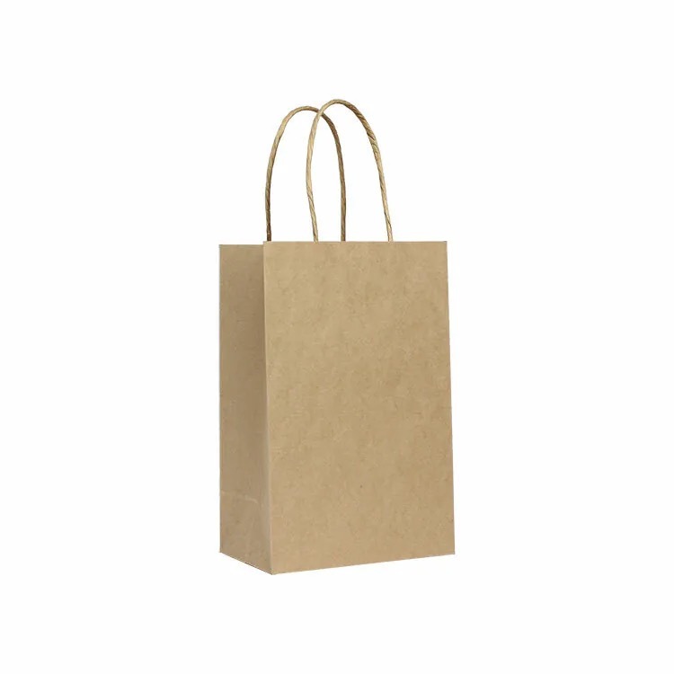 大8K手提紙袋/購物袋-牛皮 紙繩 25入 13X20X8cm【3-2310803-1】