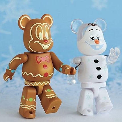 BE@RBRICK GINGERBREAD MICKEY 100% / BE@RBRICK OLAF 100%