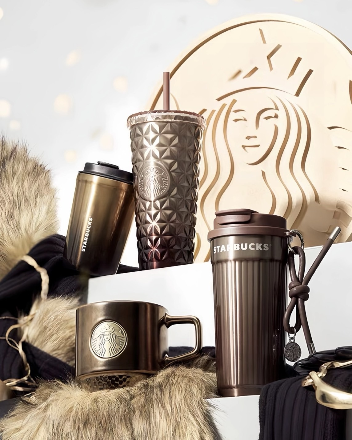 Starbucks 星巴克 棕金 鎏金系列 馬克杯 保溫杯 隨行杯 水杯