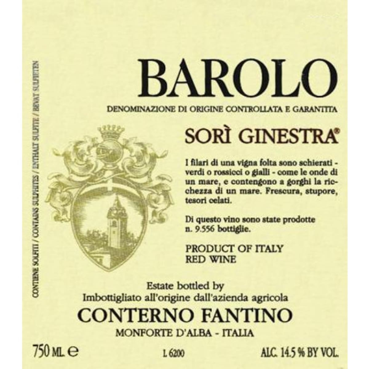 Conterno Fantino Barolo Sori Ginestra 2006 (RP95)