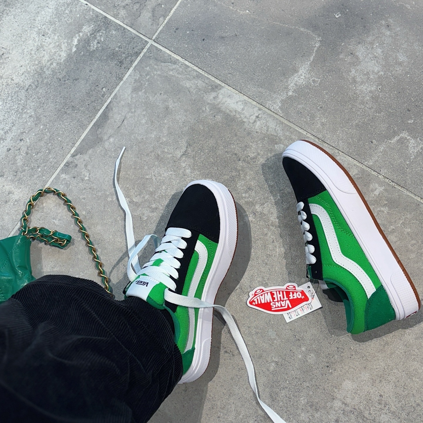 Vans New Jazz x MIN-NANO 日本限定 聯名款 黑綠漸層 焦糖 復古鞋 V2000.MN