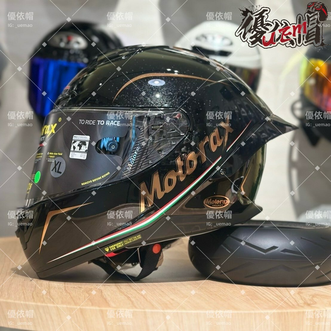 MOTORAX 摩雷士 R50S 榮耀玫瑰金-MC3