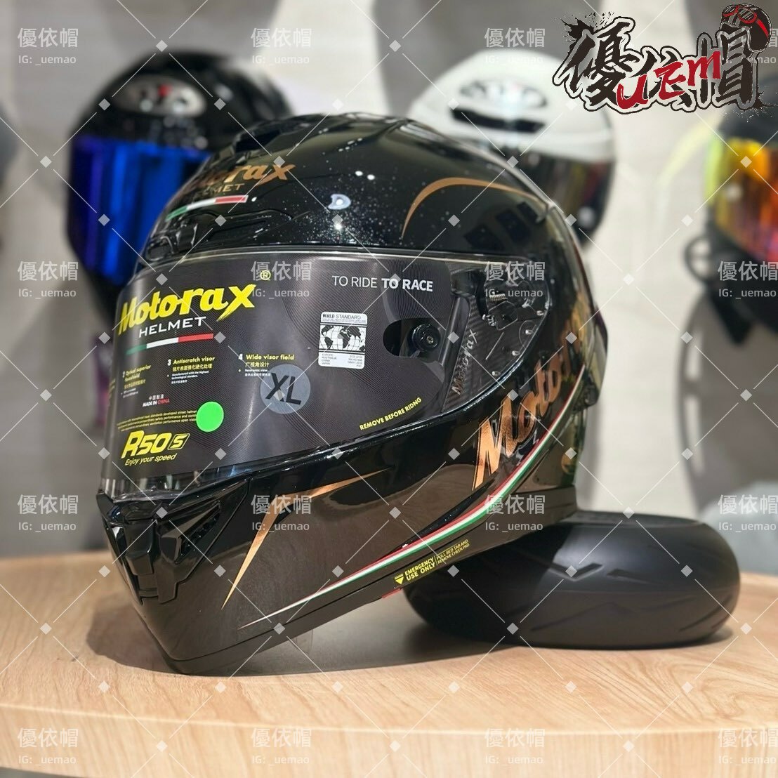 MOTORAX 摩雷士 R50S 榮耀玫瑰金-MC3