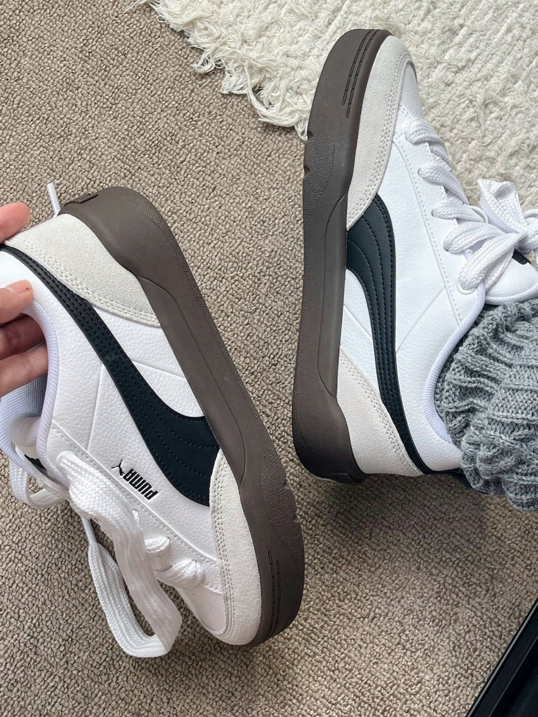 PUMA PARK LIFESTYLE 黑白餅乾 麵包鞋 蕾哈娜同款 397262-01