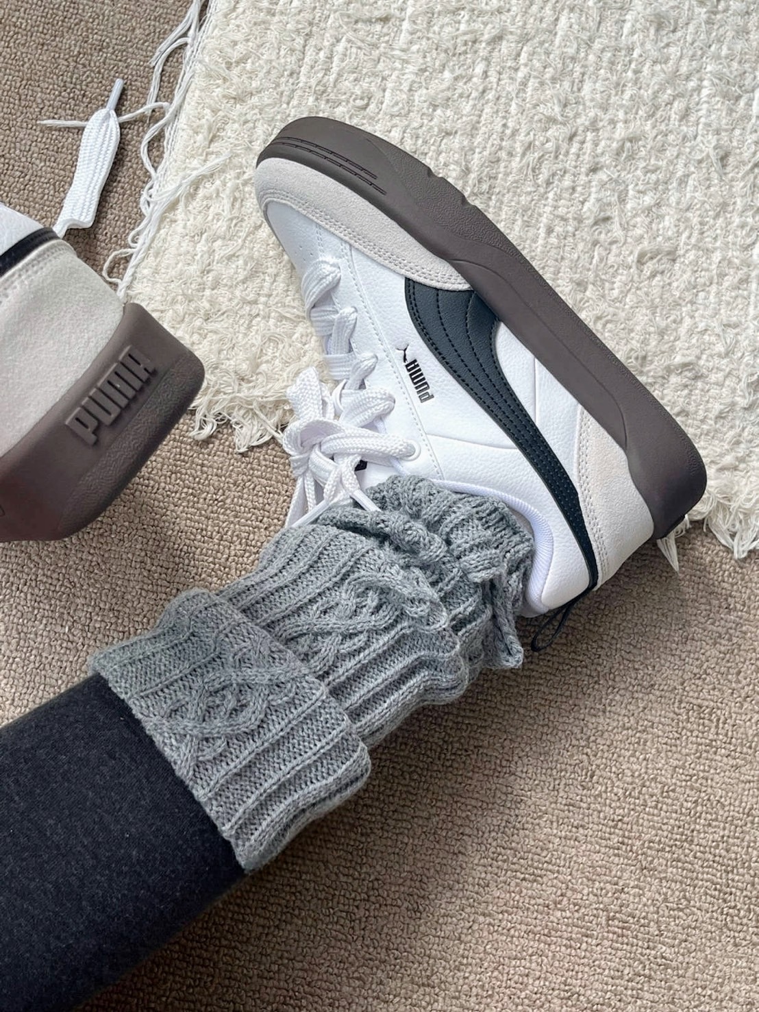 PUMA PARK LIFESTYLE 黑白餅乾 麵包鞋 蕾哈娜同款 397262-01