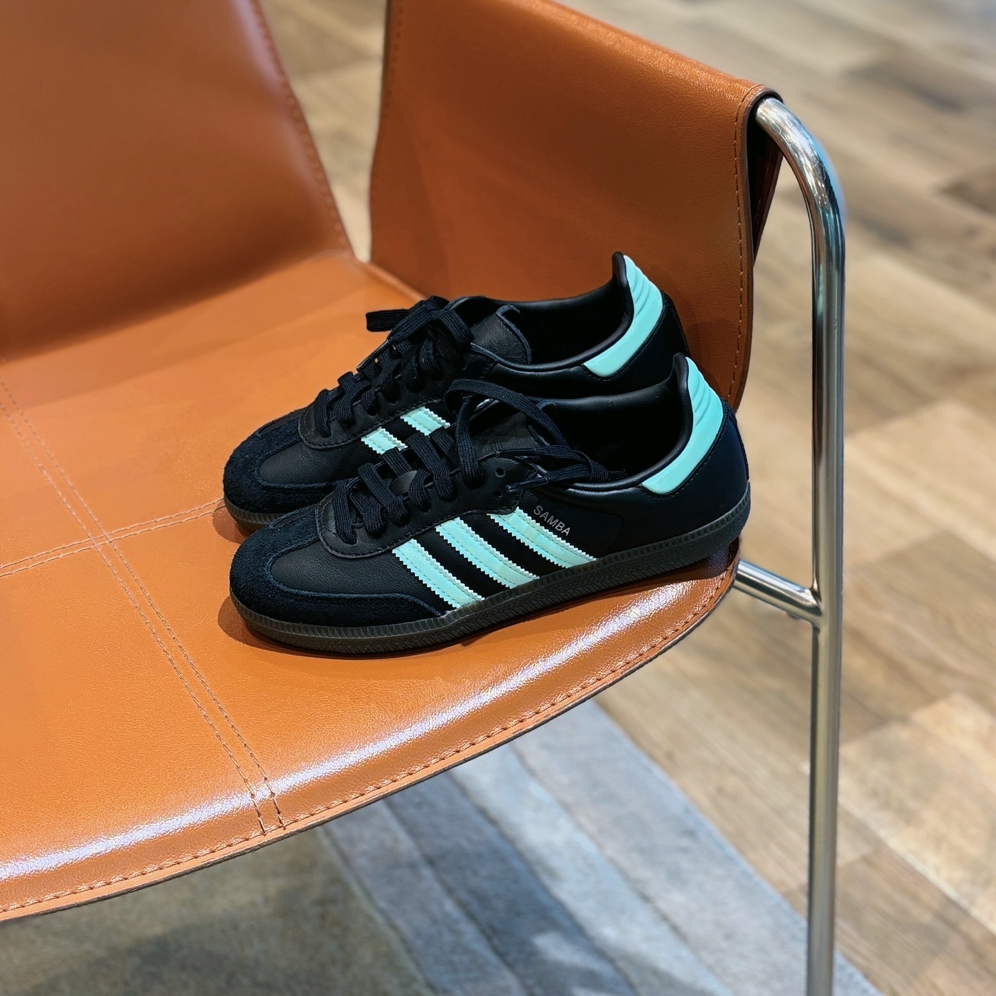 Adidas Originals Samba OG 日本限定 蒂芬妮綠 黑色 森巴 復古鞋 JR7109