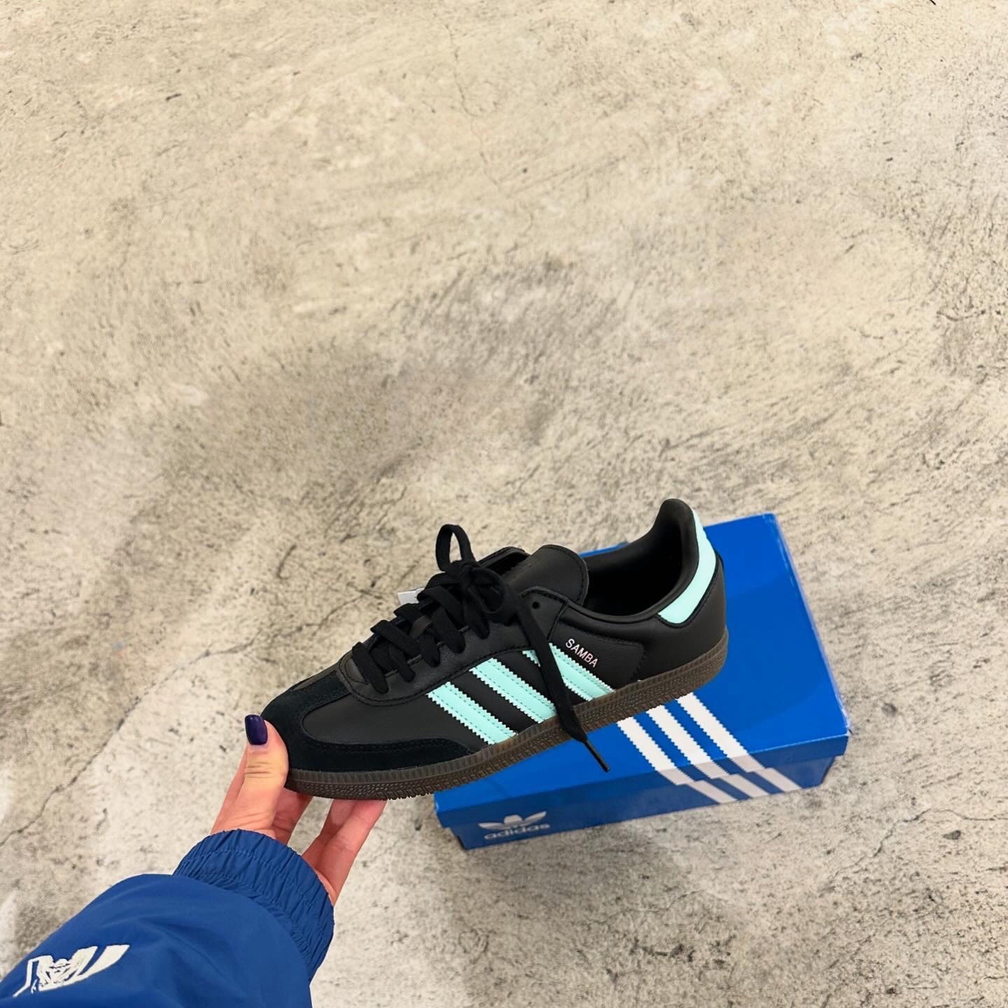 Adidas Originals Samba OG 日本限定 蒂芬妮綠 黑色 森巴 復古鞋 JR7109