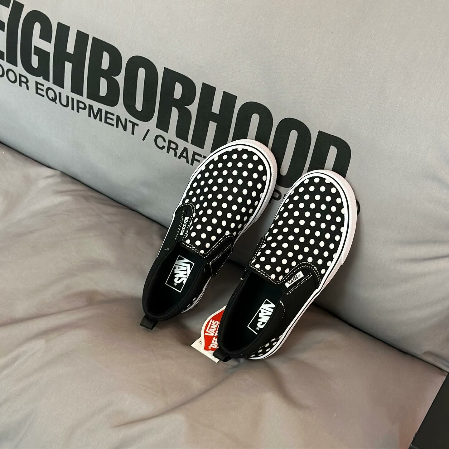 Vans Slip On Dot 日本限定 2色 圓點 魔鬼氈 大童 童鞋 懶人鞋 V98PSDOT