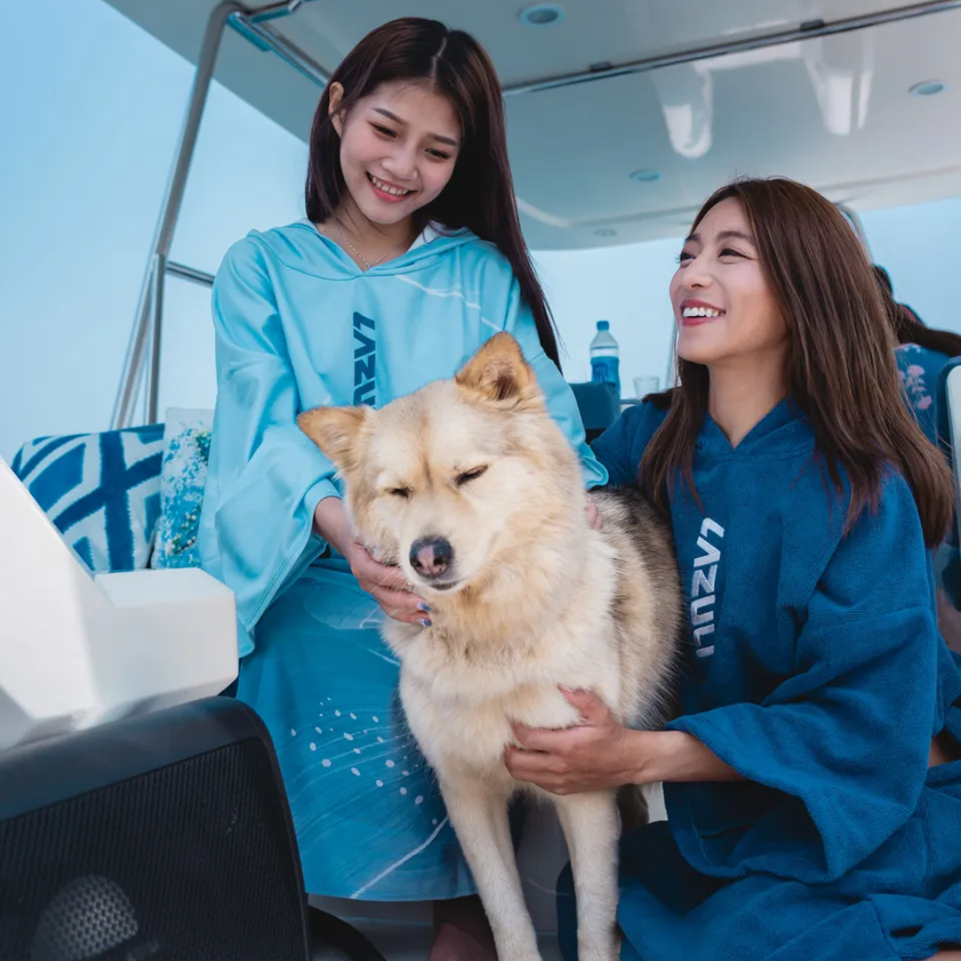 ▲LAZULI 快乾毛巾衣(薄款) 淺藍色