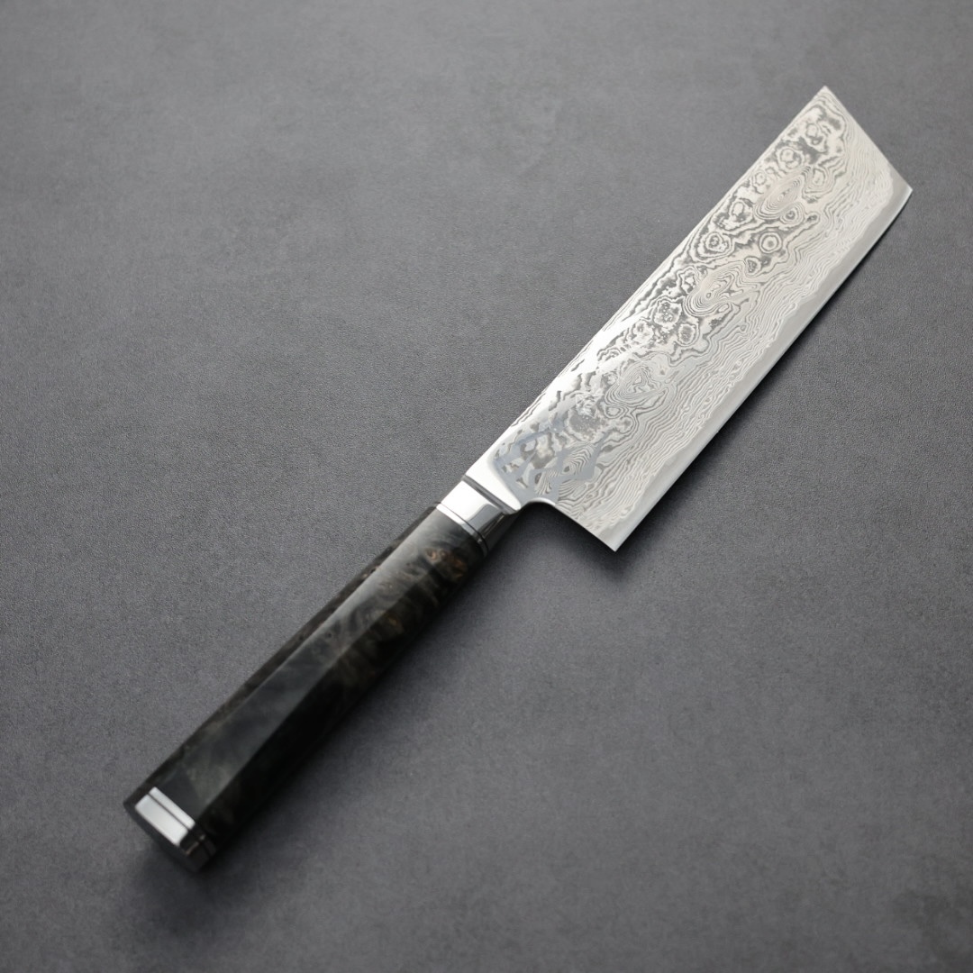 龍泉刃物 煌黑龍MT 菜切 155mm SG2 99層鎳染大馬士革