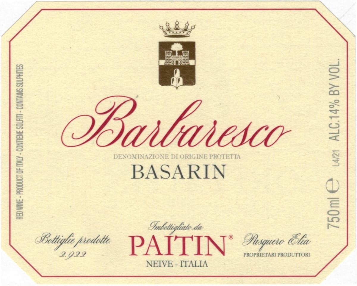 Paitin Barbaresco Basarin 2019 (RP94)