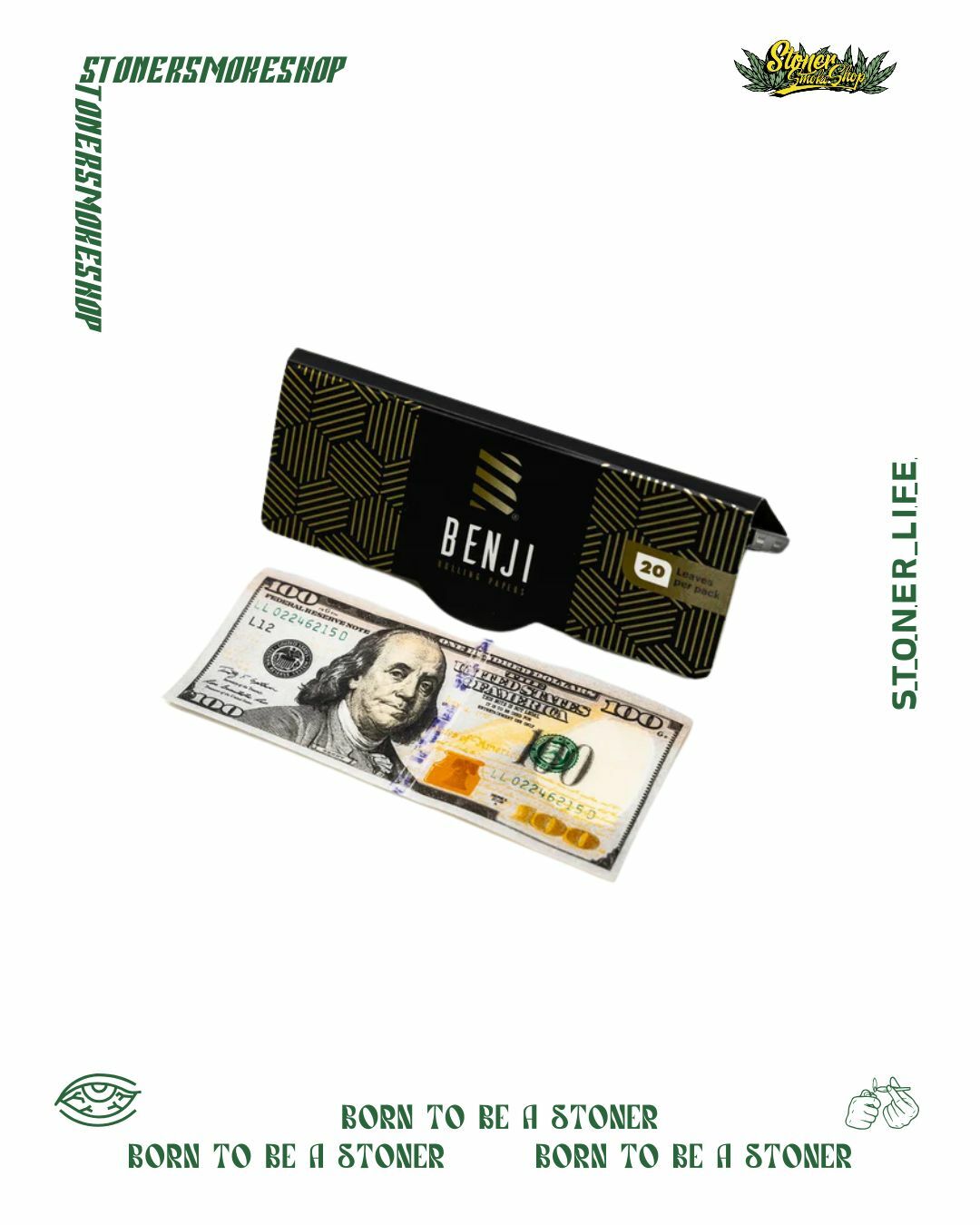 🇺🇸 Benji - King Size 百元美鈔 捲煙紙