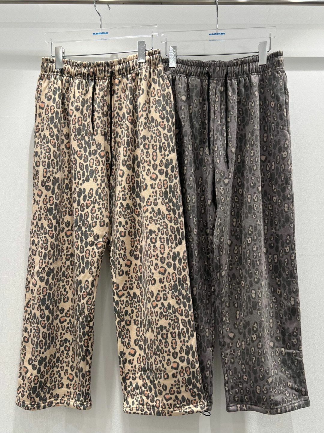 豹紋可束腳鬆身褲 manhattans-017P