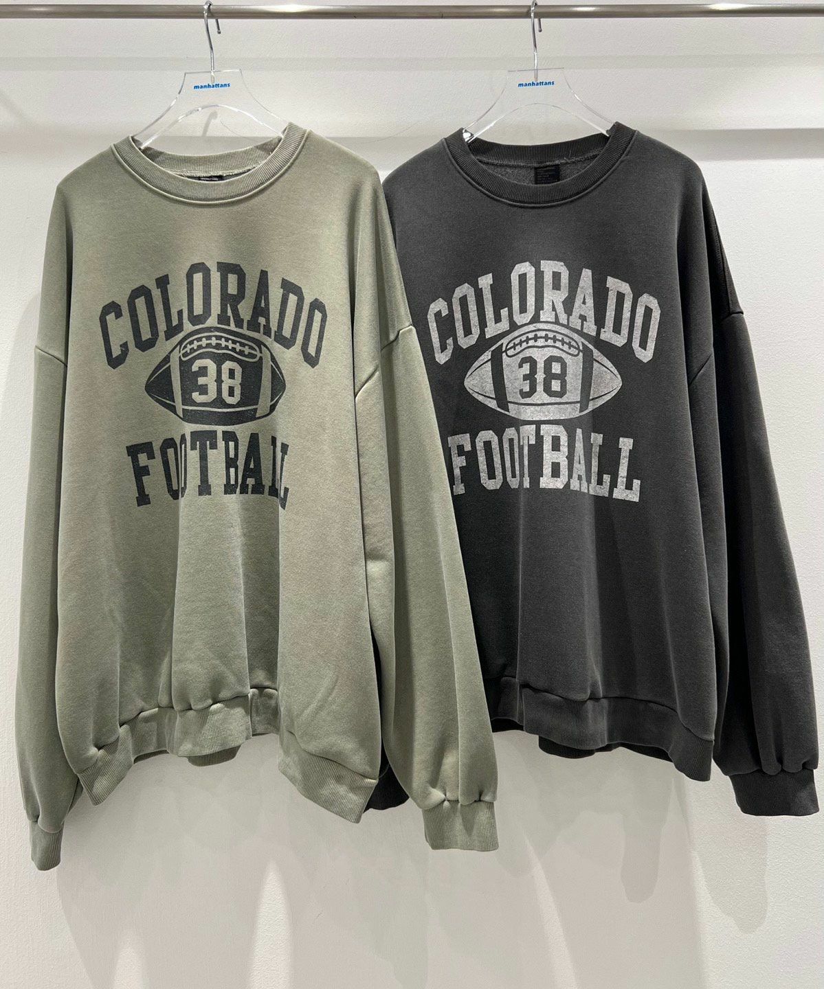 英文字衛衣 manhattans-018T