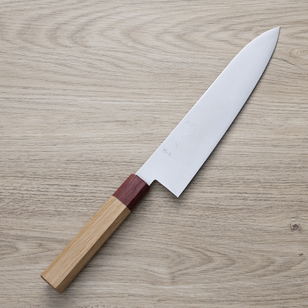 初心 隼 和牛刀 210mm VG5鋼
