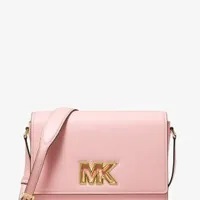 [S] MICHAEL KORS 35T2G8IM6L MIMI MD FLAP MESSENGER LEATHER,POWDER BLUSH, 196163295664 (SMK1184)