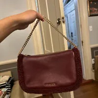 [S] MICHAEL KORS 35F4G1QC8L MD POUCHETTE XBODY LEATHER,OXBLOOD, 197853079687 (SMK1114)