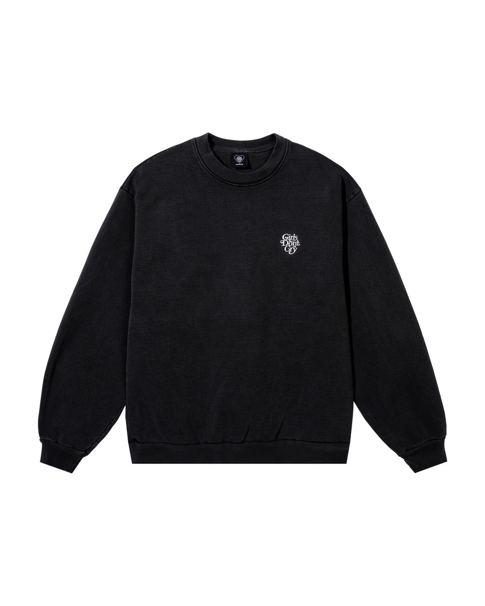 2024AW GIRLS DON'T CRY GDC LOGO CREWNECK VINTAGE COMLEX 限定 超限量 左胸 字體 水洗 大學T 現貨