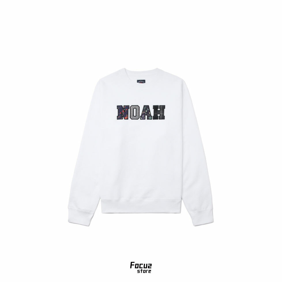 【Focus Store】預購 NOAH Applique logo sweatshirt "White" 白色 衛衣
