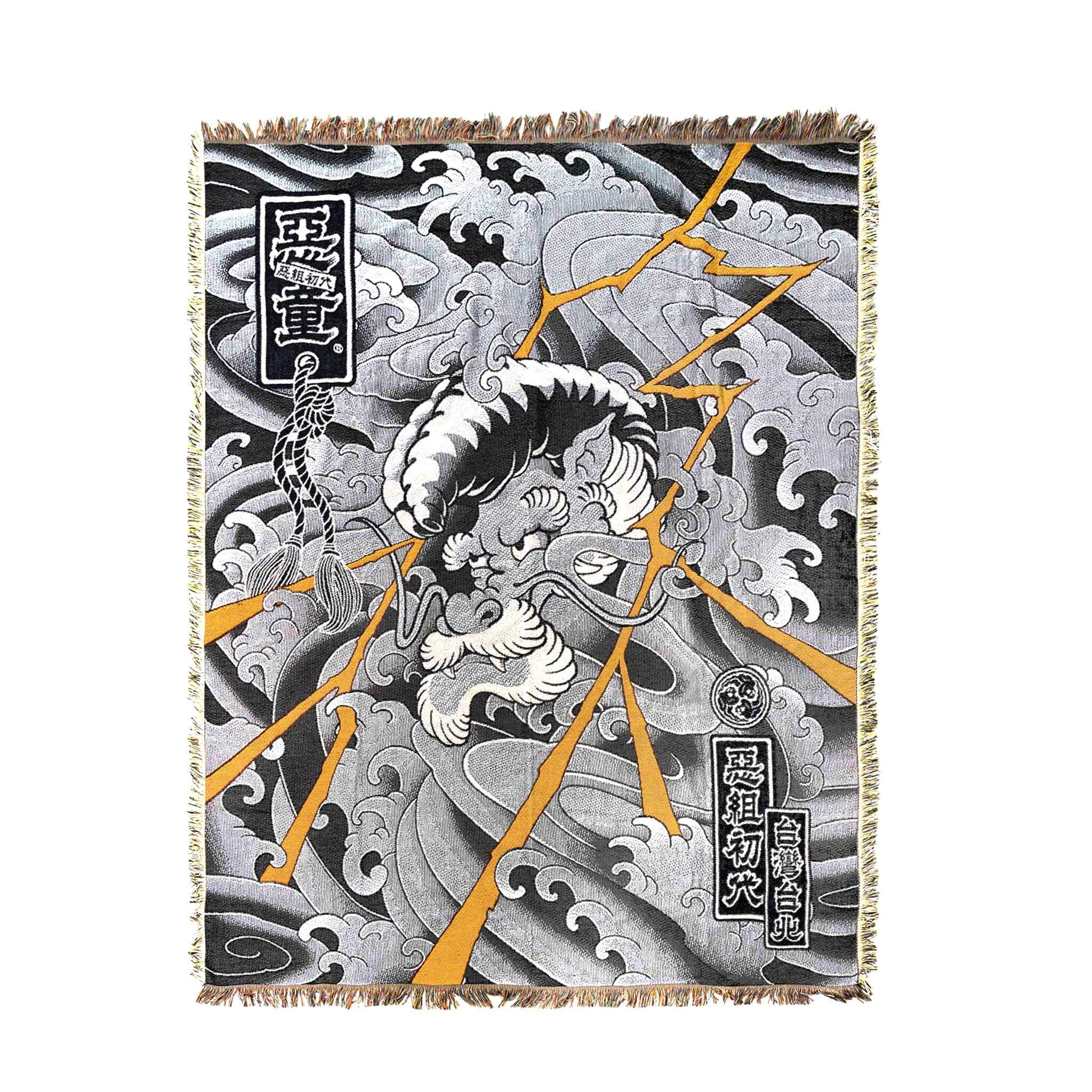 BAD KIDS 惡童 24A/W Dragon blanket  (15周年限定露營毯 / 標準雙人床尺寸)