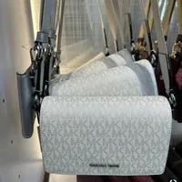 [S] MICHAEL KORS 35F4S2VC5V VINCENT SM XBDY W/ CRD ATTCH,SILVER, 197853084995 (SMK1121)