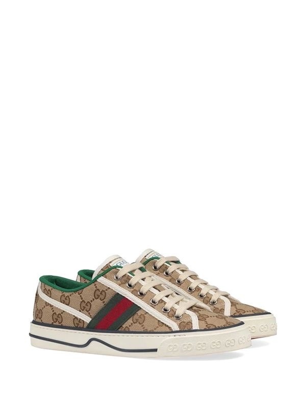 GUCCI Tennis 1977系列米色板鞋606110HVK209766 -M