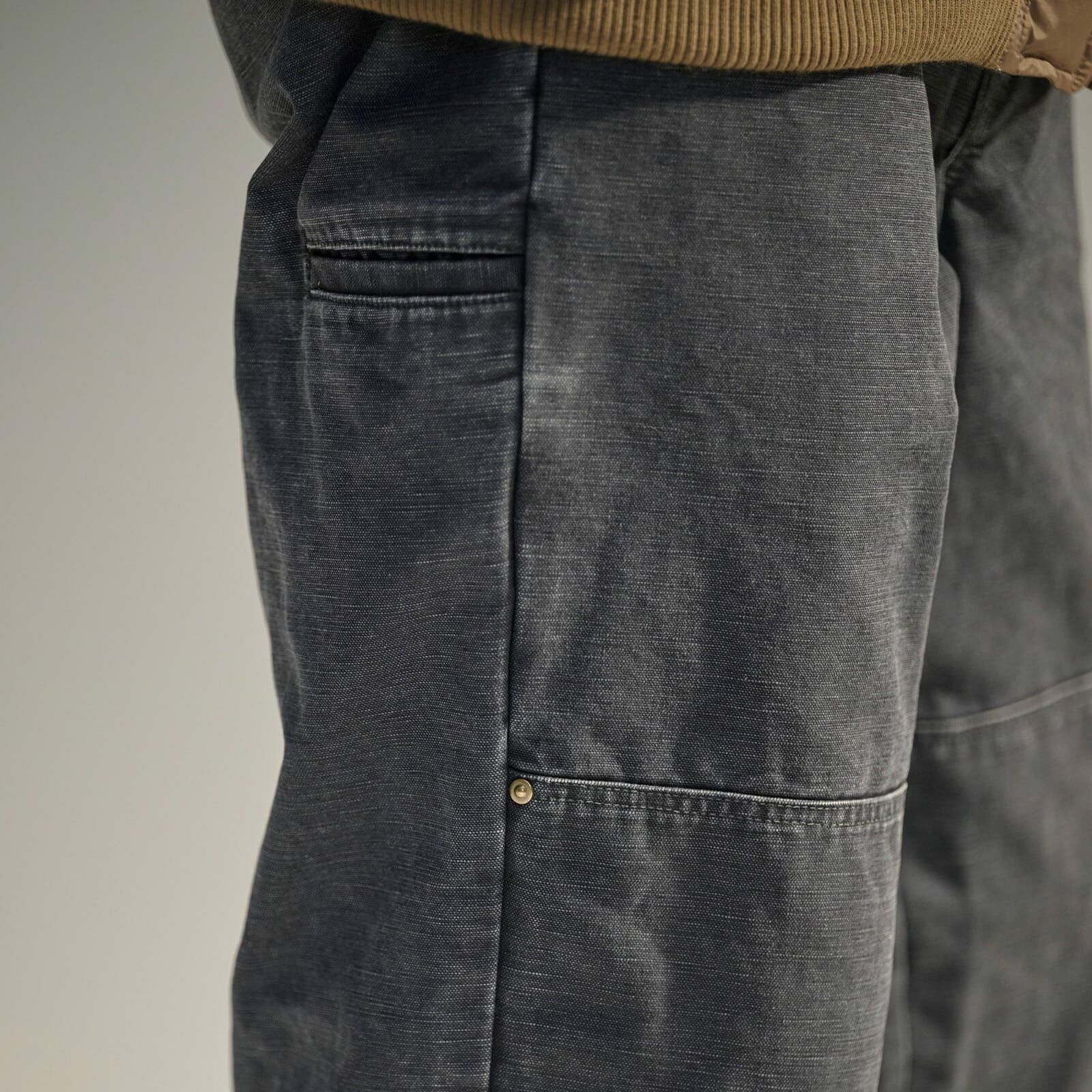 DESCENDANT FW24 DET DOUBLE KNEE TROUSERS (2 colors)