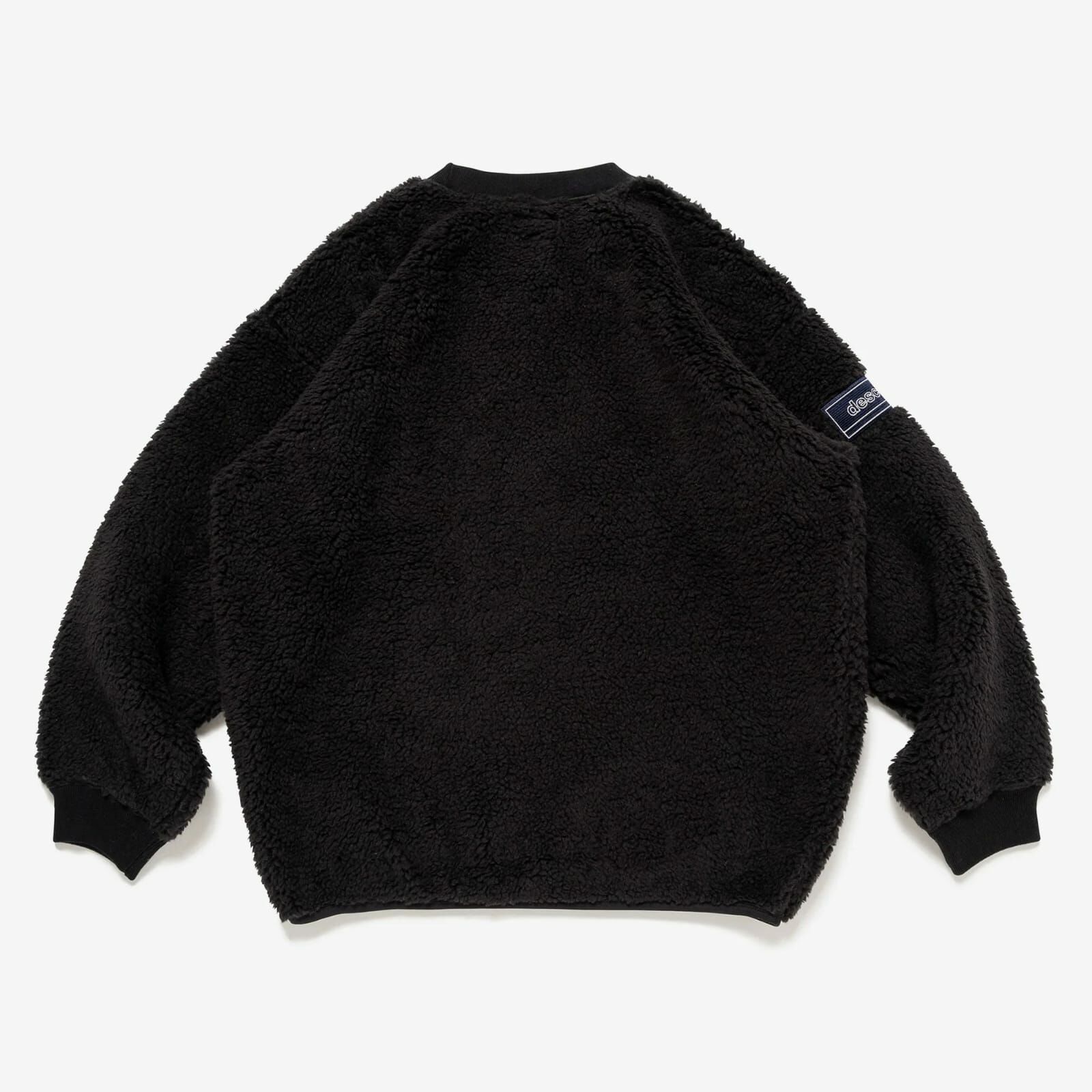 [現貨] DESCENDANT HORIZON FLEECE CREW NECK | BLACK