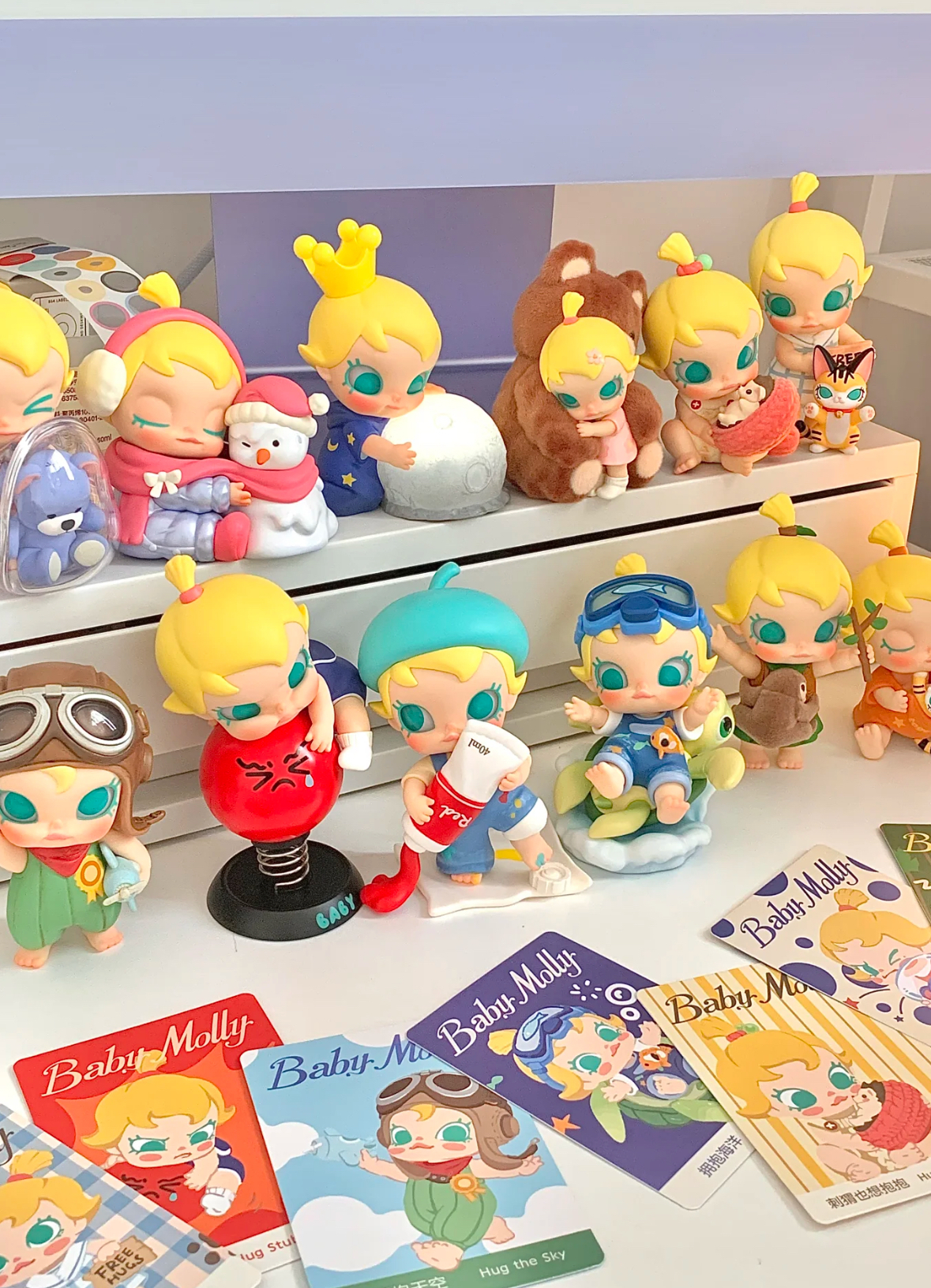 POPMART 泡泡瑪特 Baby Molly 抱抱探索計劃系列 公仔 盲盒 12+1款(任買兩件免運)/預購