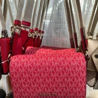 [S] MICHAEL KORS 35F4G2VC50 VINCENT SM XBDY W/ CRD ATTCH,BRIGHT RED, 197853080164 (SMK1136)